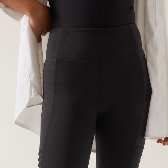 ATHLETA Delancey Moto Tight Black Size Small - Picture 9 of 12
